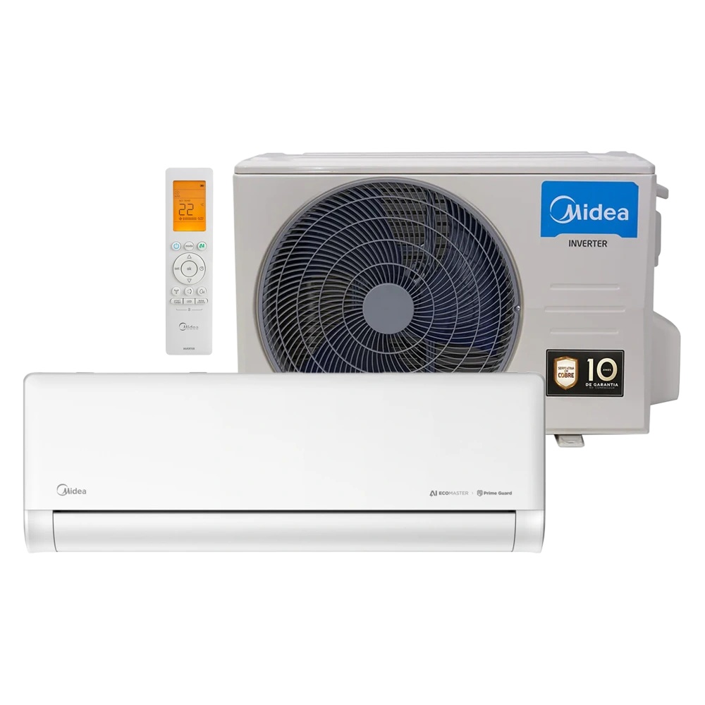 Ar Condicionado Midea Inverter AI EcoMaster Connect 24000 Btus Quente e Frio 220v R-32